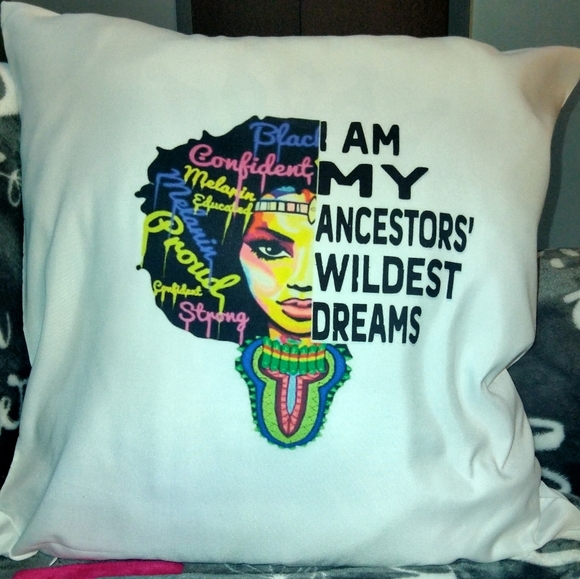 Ancestors Wildest Dreams Accent Pillow Case - Picture 1 of 2